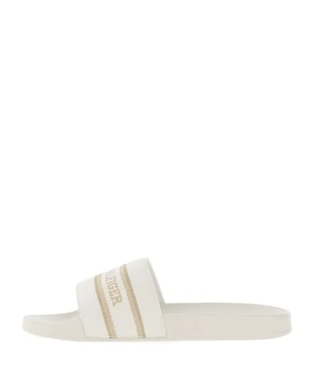 Mules Femme HILFIGER POOLSIDE WITH WEBBING Blanc