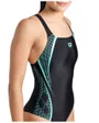 Maillot de bain Femme WOMEN S SWIM PRO BACK GRAPHIC Noir