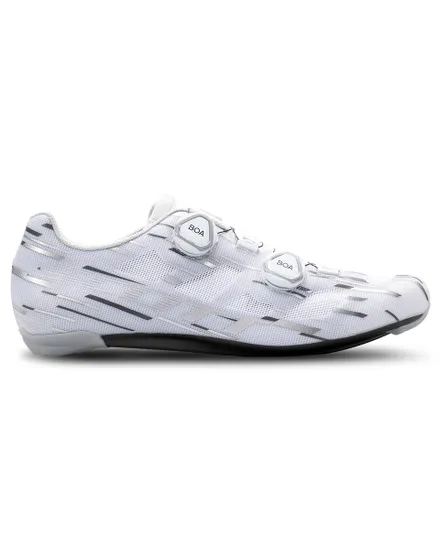 Chaussures Route Unisexe ROAD VERTEC VENT BOA® Blanc/Argent