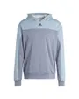 Sweat à capuche manches longues Homme M MEL HD Bleu