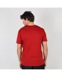 TEE SHIRT MANCHES COURTES GRAPHIQUE Homme Rouge