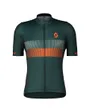 Maillot manches courtes Homme RC TEAM 10 Vert Aruba/Orange