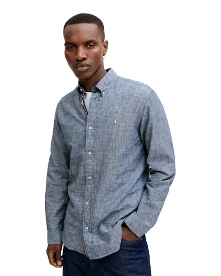 Chemise Homme JPRBLUSUMMER LINEN BLEND SHIELD LS