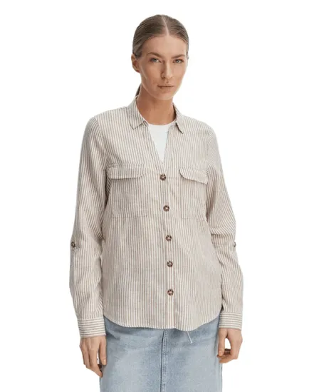 Chemise Femme VMLINN Lin Bumpy Manches Longues