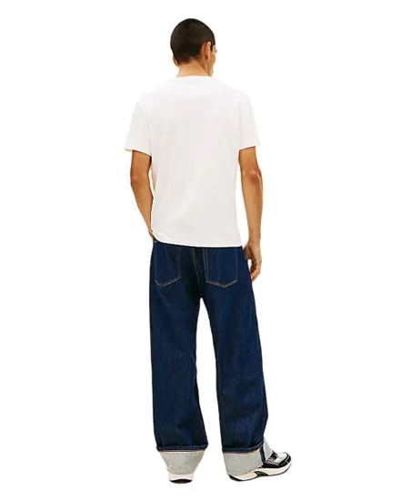 T-shirt Homme REG TONAL FLAG S Écru