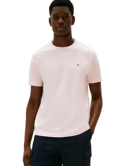 T-shirt col rond Homme ESS SEASONAL REG FIT SOLID TEE Rose Vintage