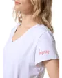 T-shirt col V Femme SERIMA SS T-SHIRT Blanc