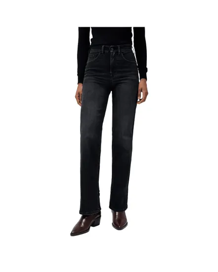 Jean Femme Faith Straight Black Denim