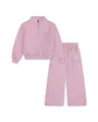 Ensemble de survetement Fille NKG WIDE LEG CLUB FLEECE SET Rose