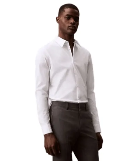 Chemise Homme LS SOLID STRETCH SLIM SHIRT Blanc Brillant