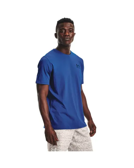 T-SHIRT MC Homme UA M SPORTSTYLE LC SS Bleu