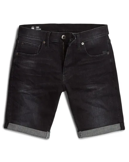 Short en jean Homme 3301 SLIM SHORT Gris
