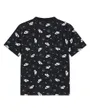 T-shirt Jeune enfant NKB AOP BOXYB SS TEE Noir