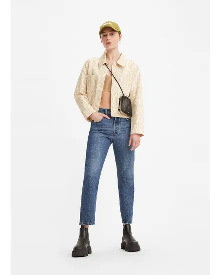 Jean Femme 501 CROP Bleu