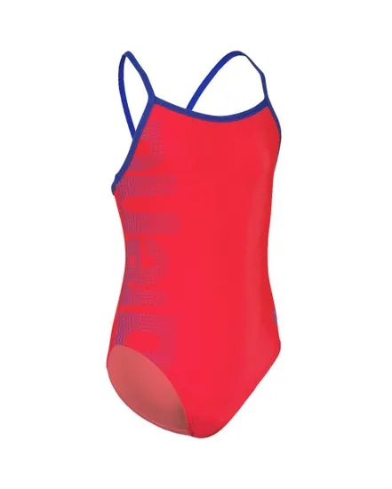 Maillot de natation Enfant ARENA LOGO KIDS GIRL ONE PIECE Rouge