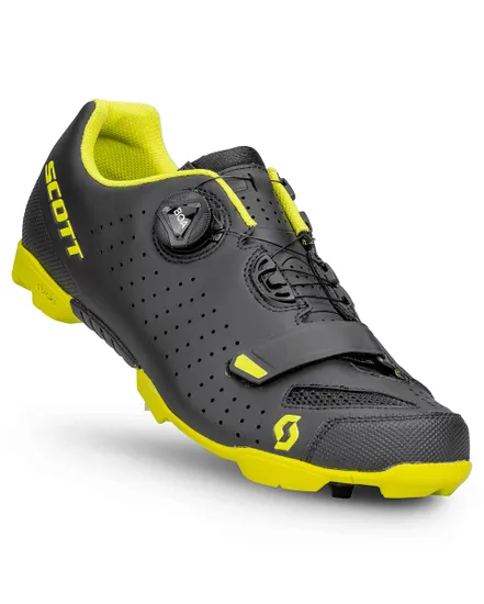 Chaussures VTT Unisexe MTB COMP BOA® Noir/Jaune