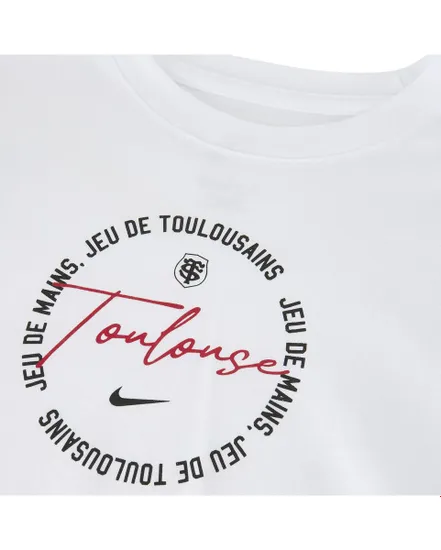 T-Shirt Enfant plus âgé STADE TOULOUSAIN YOUTH GRAPHIC TEE 1 Blanc