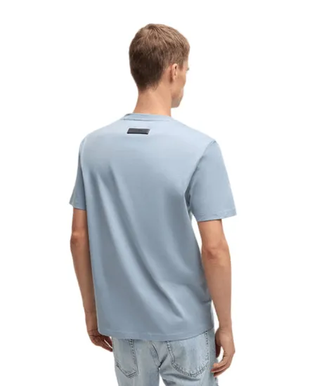 T-shirt col rond Homme DIMERSTEE Bleu Clair