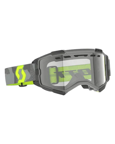 Masque Unisexe FURY ENDURO Gris/Jaune - Ref 403265-7697