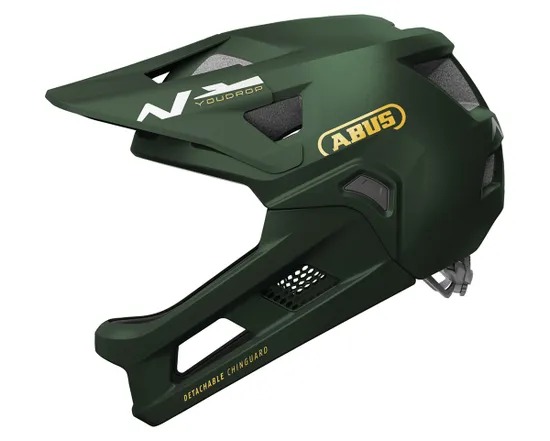 Casque VTT Enfant YOUDROP FF Vert Mousse