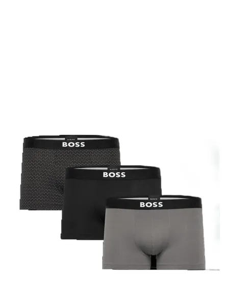 Lot de 3 boxers Homme TRUNK 3P BOSS ONE D Multicolore