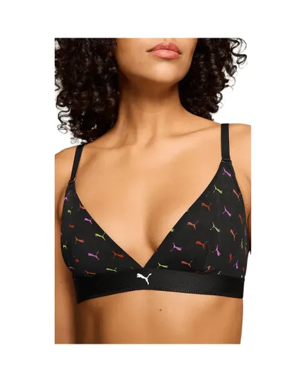Top Femme Imprimé Mesh Triangle
