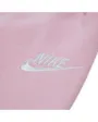 Ensemble de survetement Fille NKG WIDE LEG CLUB FLEECE SET Rose