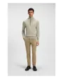 Pull col zippé Homme KANOBIX S Beige Clair