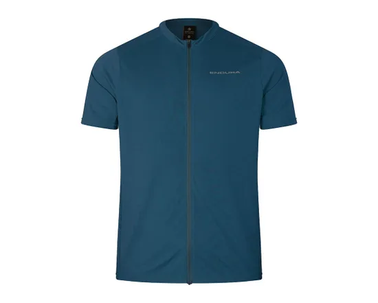 Maillot manches courtes Homme LOOP ZIPPED Bleu