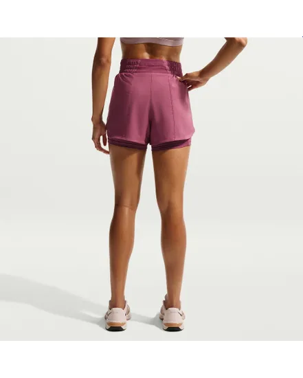 Short Femme W NK ONE DF HR 3IN 2N1 SHORT Rose