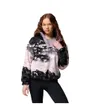 Polaire Femme HELVETIA II PRINTED CROPPED HALF SNAP Violet