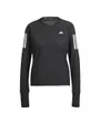 T-shirt de running Femme OTR B LS Noir