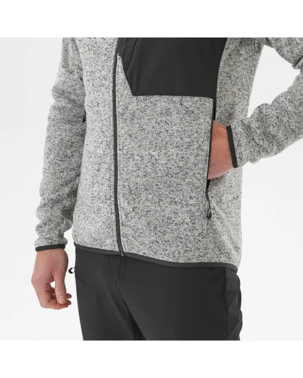 Veste zip manches longues Homme TRIBENI JKT Gris