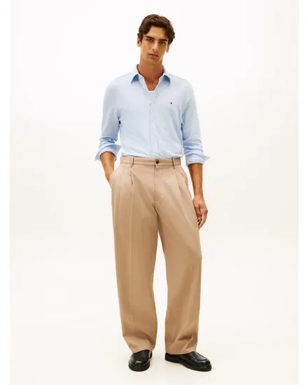 Chemise Homme KNIT PIQUE FEATHERWEIGHT SHIRT Bleu