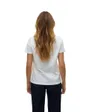 T-shirt col V Femme VMBITONA S/S V-NECK T-SHIRT JRS BTQ Blanc
