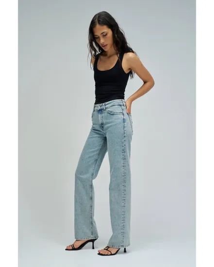 Jean Femme JEANS TRUE STRAIGHT BASIC Bleu