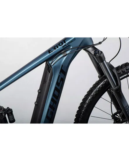 VTT électrique tout suspendu Unisexe E-RIOT AM ADVANCED Bleu/Noir