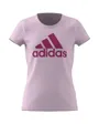 Un t-shirt slim orné d'un logo imprimé adidas Badge of Sport. Enfant G BL T Rose