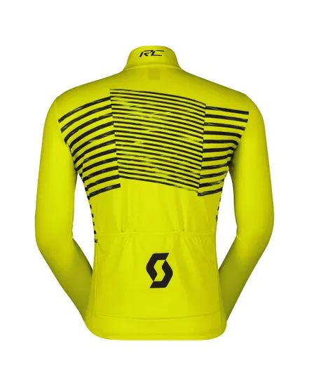 Maillot manches longues Homme RC TEAM WARM GRAPHICS Jaune