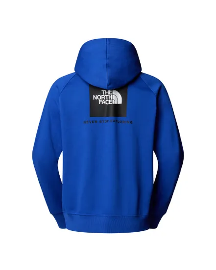 Sweat à capuche Homme M RAGLAN BOX NSE HOODIE Bleu