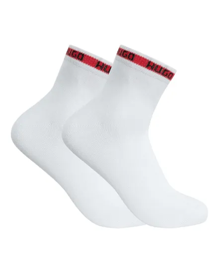 Lot de 2 paires de chaussettes Homme 2P SH TAPE CC Blanc