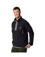 Polaire Homme HELVETIA II HALF SNAP FLEECE Noir