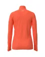 Haut manche longue Femme TECH 1/2 ZIP - TWIST Orange