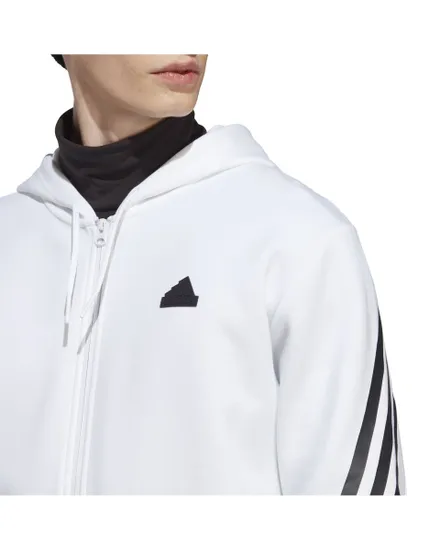 Veste à capuche manches longues Homme M FI 3S FZ Blanc