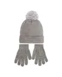 Ensemble bonnet et gants Jeune enfant NAN SWOOSH POM BEANIE GLV SET Gris