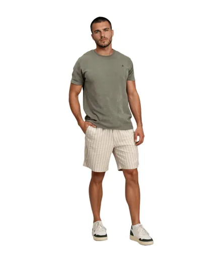 Short Homme Jpstjaiden Bondi Linen Stripe Short Reg