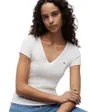 T-Shirt Femme TJW Slim Essential Rib V