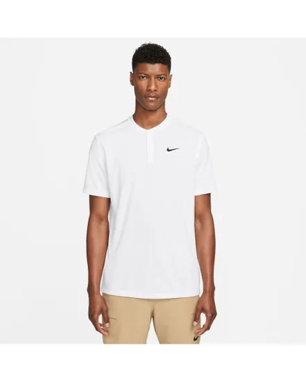 Polo manches courtes Homme M NKCT DF POLO BLADE SOLID Blanc