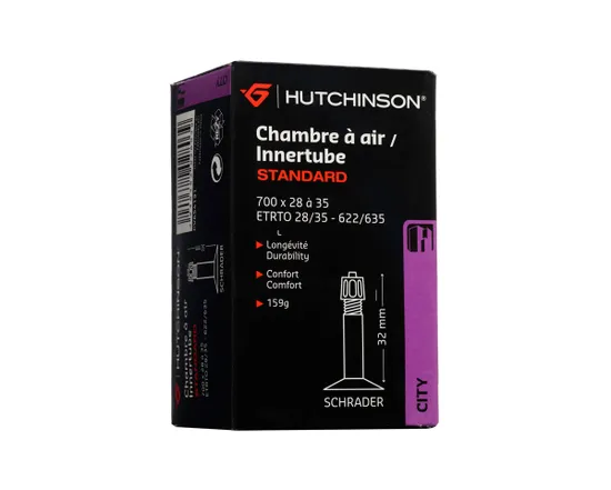 Chambre à air de vélo de ville STANDARD 700x28-35 SCHRADER