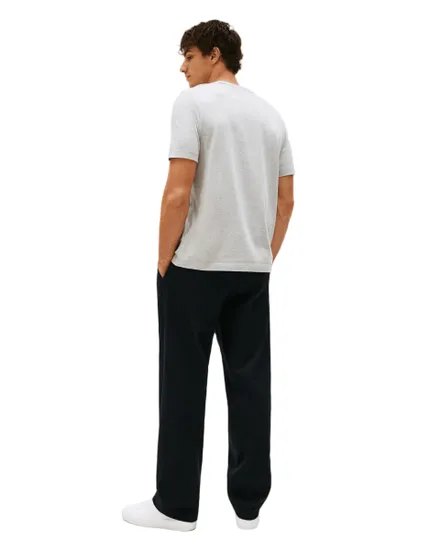 T-shirt col rond Homme ESSENTIAL REG FIT HEATHER TEE Bleu Marine